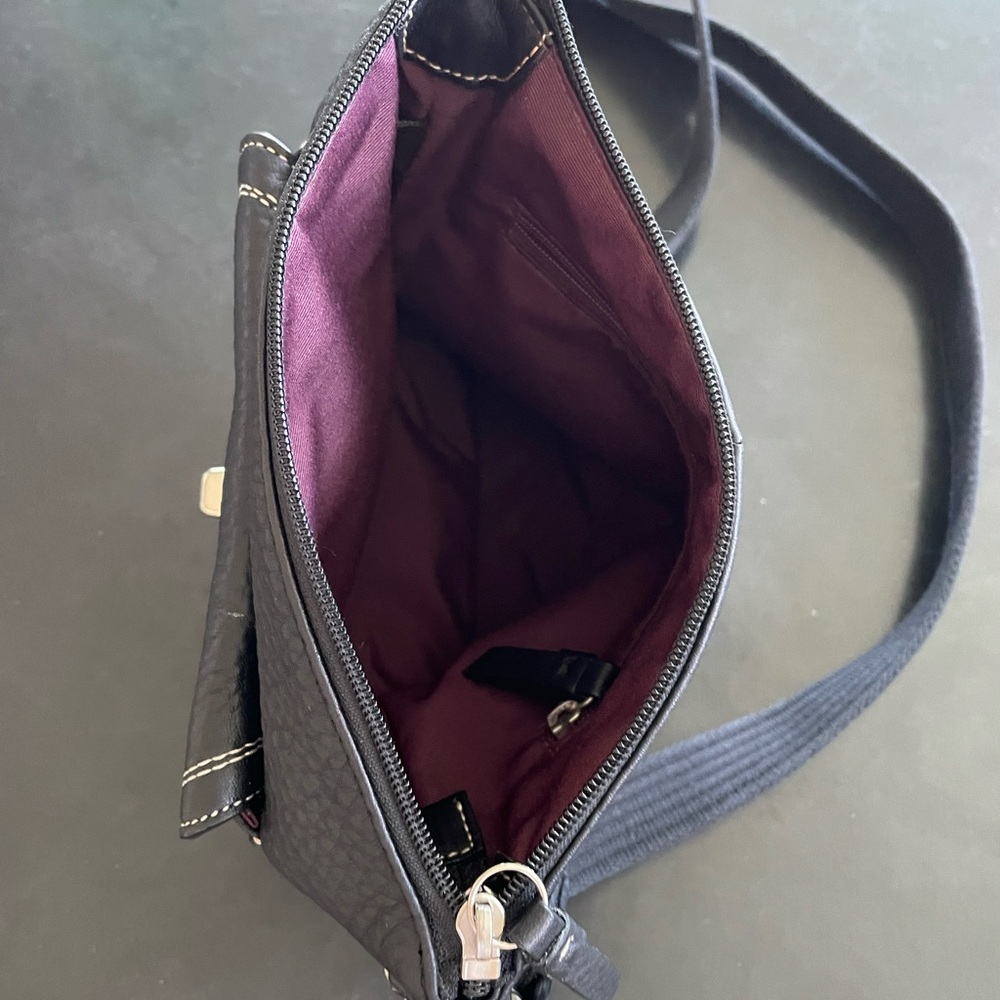 Coach Black Pebble Leather Crossbody Bag - Picture 6 of 6